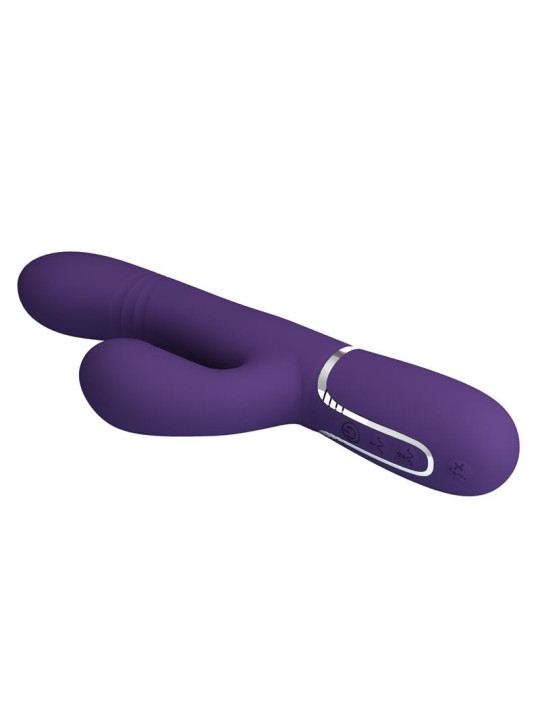 Mariana Vibrador 4 en 1 Silicona Morado