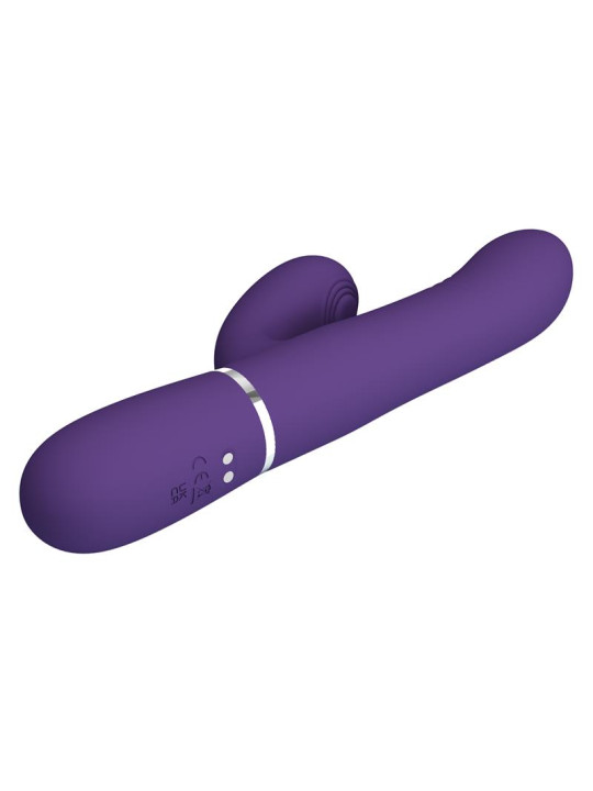 Mariana Vibrador 4 en 1 Silicona Morado