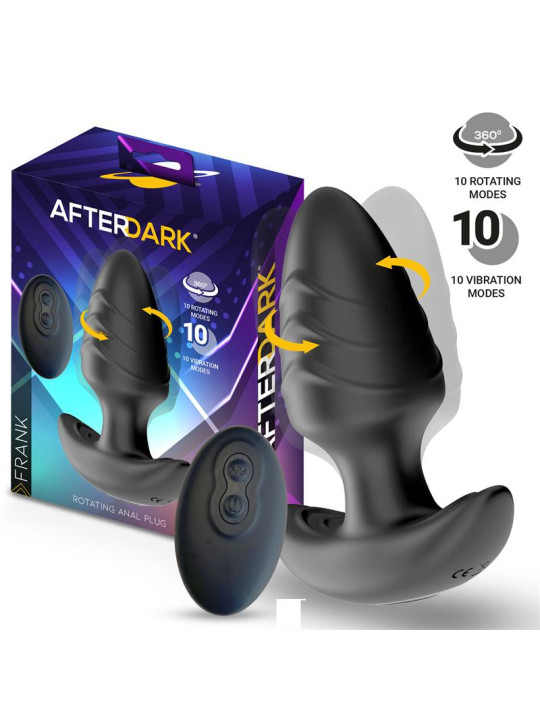 Frank Plug Anal con Vibración y Rotación 360º y Control Remoto
