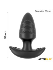 Frank Plug Anal con Vibración y Rotación 360º y Control Remoto