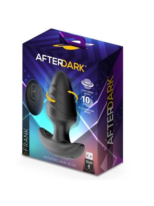 Frank Plug Anal con Vibración y Rotación 360º y Control Remoto