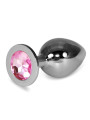 Plug Anal Metal RoseBud Classic con Joya Rosa Talla L