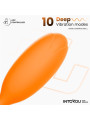 Logan Huevo Vibrador con APP Silicona Unibody Naranja