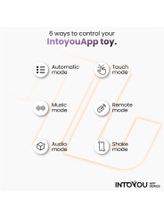 Logan Huevo Vibrador con APP Silicona Unibody Naranja