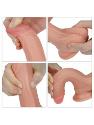 Dildo Nature 7 Silicona Líquida Natural