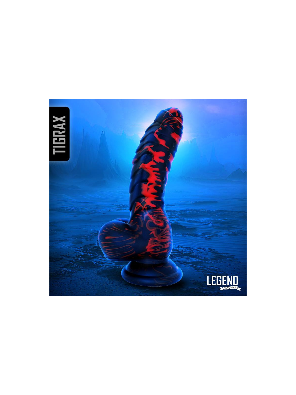 Tigrax Dildo Realista Silicona Líquida 17,5 cm