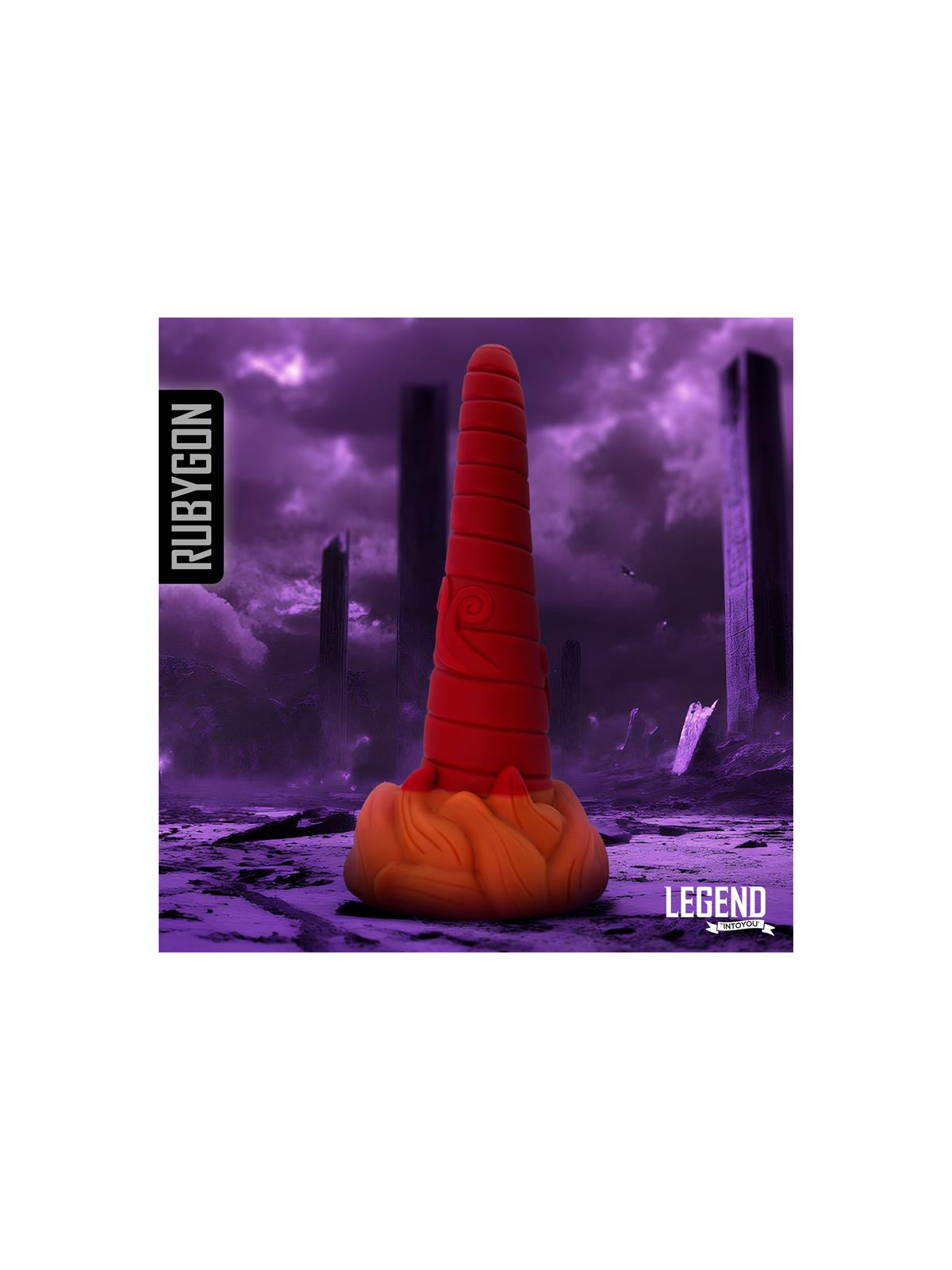 Rubygon Dildo Silicona Líquida 24,5 cm