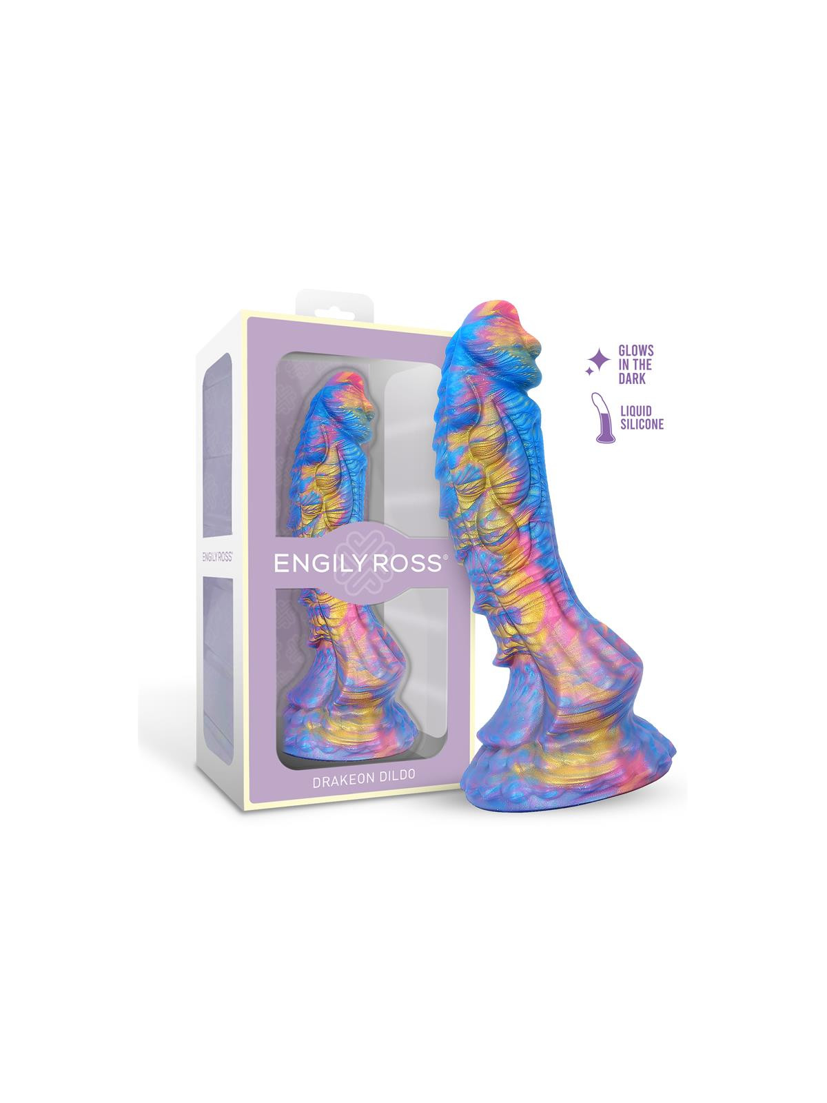 Drakeon Dildo Dragón Silicona Líquida 18 cm