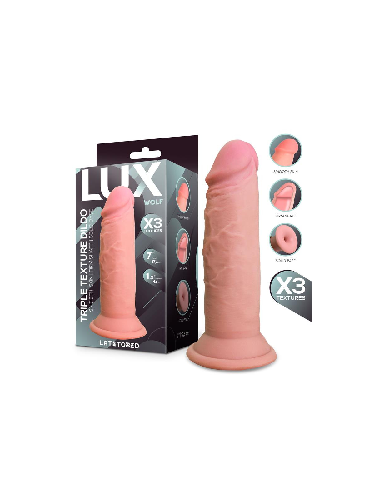 Wolf Dildo Triple Densidad 7