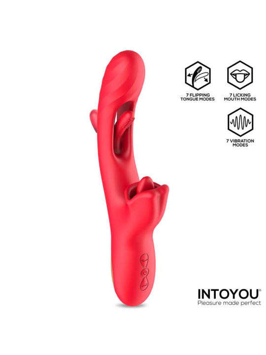 Grant Vibrador con Flipping y Lengua Licking 360º