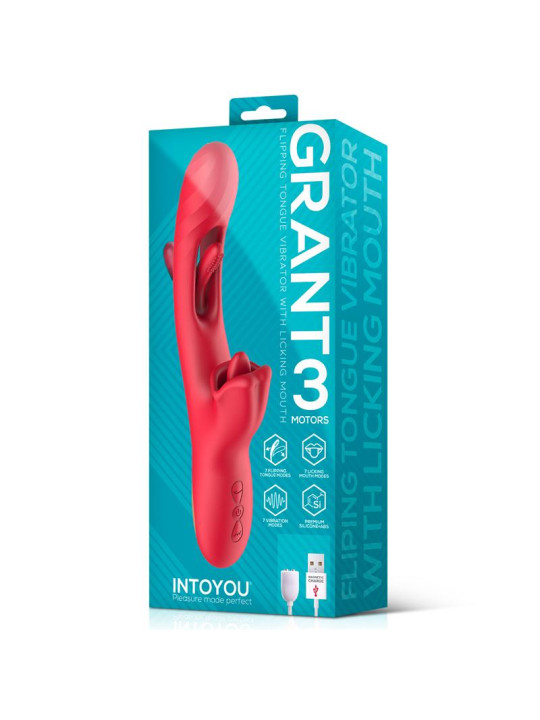 Grant Vibrador con Flipping y Lengua Licking 360º