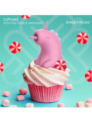Cupcake Estimulador con Lengua Rotadora 360º