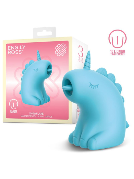 Snowflake Estimulador con Lengua Licking - Lameteo