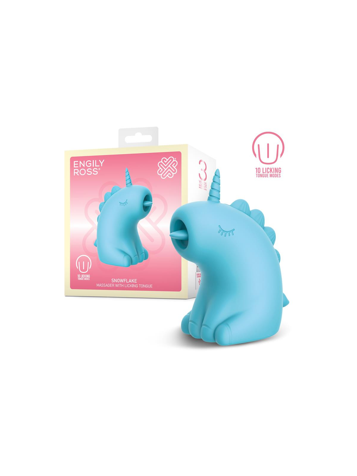 Snowflake Estimulador con Lengua Licking - Lameteo