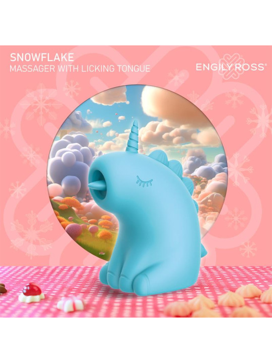 Snowflake Estimulador con Lengua Licking - Lameteo