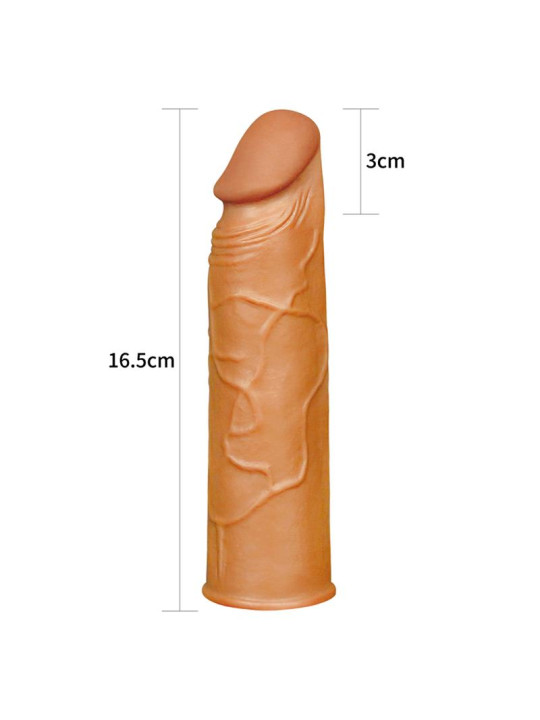 Funda para el Pene Pleasure X Tender Marrón