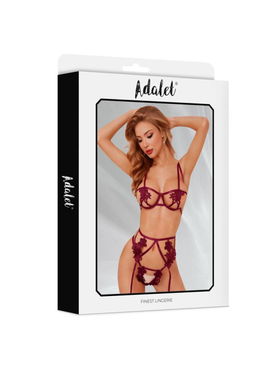 Amber Set de 3 Piezas Rojo