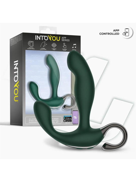 Greeny Masajeador Prostático con Finger Wiggling y App