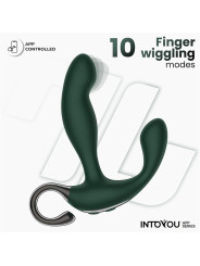Greeny Masajeador Prostático con Finger Wiggling y App