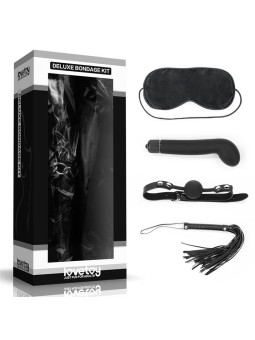 Kit Bondage Deluxe con Vibrador Negro