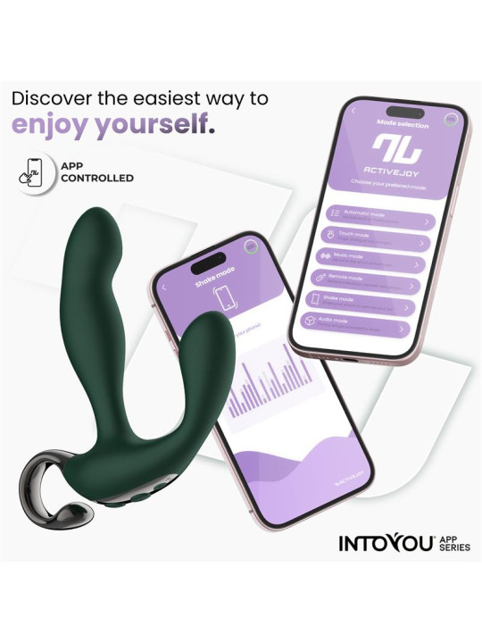 Greeny Masajeador Prostático con Finger Wiggling y App