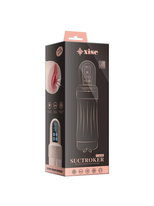 Masturbador con Efecto Succión y Vibración Suctroker V3.0 III