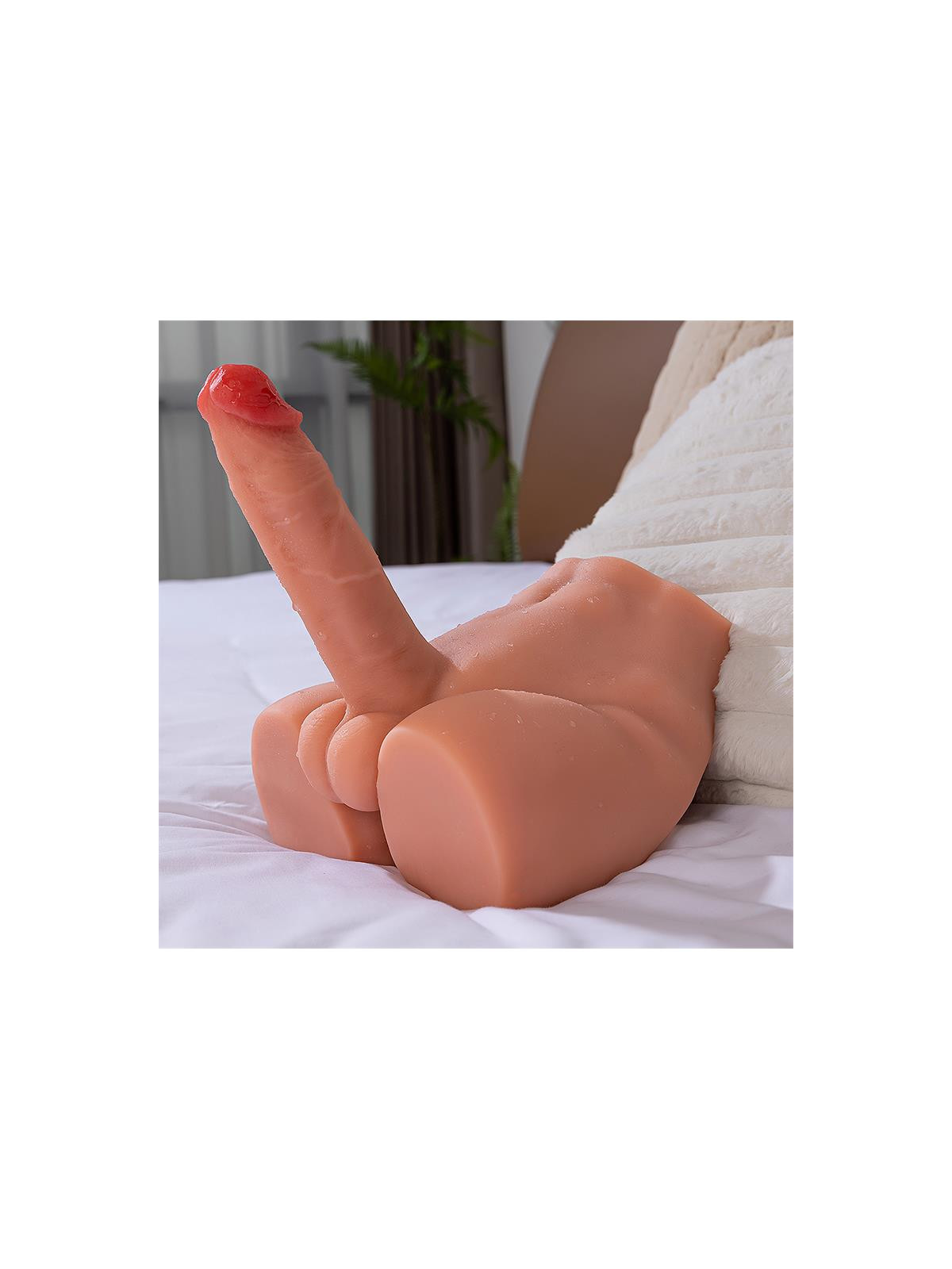 Peel Masturbador con Dildo y Ano Ass con Vibración y Thrusting