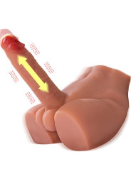 Peel Masturbador con Dildo y Ano Ass con Vibración y Thrusting