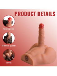 Peel Masturbador con Dildo y Ano Ass con Vibración y Thrusting