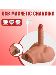 Peel Masturbador con Dildo y Ano Ass con Vibración y Thrusting