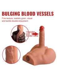 Peel Masturbador con Dildo y Ano Ass con Vibración y Thrusting