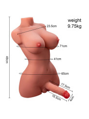 Hermosa Lady Boy Masturbador con Vibración y Thrusting