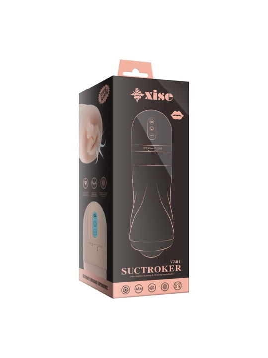 Masturbador con Vibración y Efecto Succión Suctroker V2.0 I
