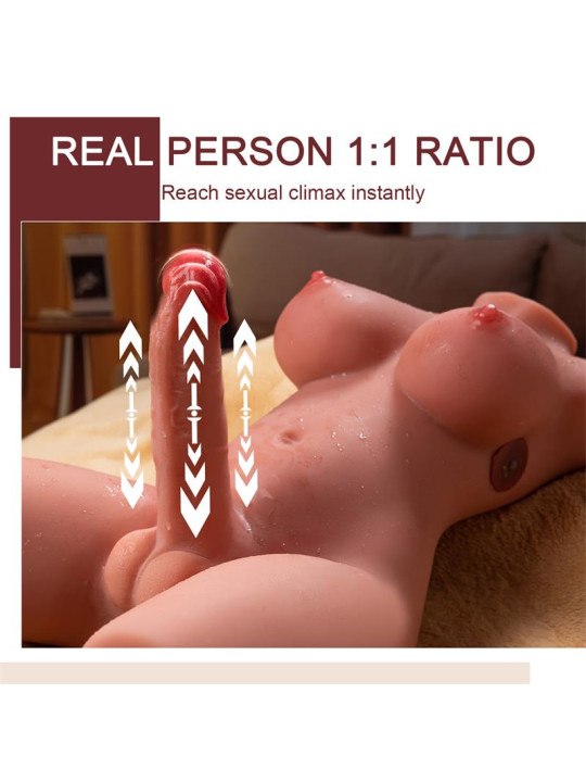 Miah Lady Boy Masturbador con Vibración y Thrusting