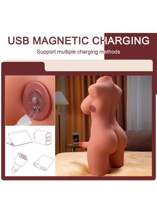 Miah Lady Boy Masturbador con Vibración y Thrusting