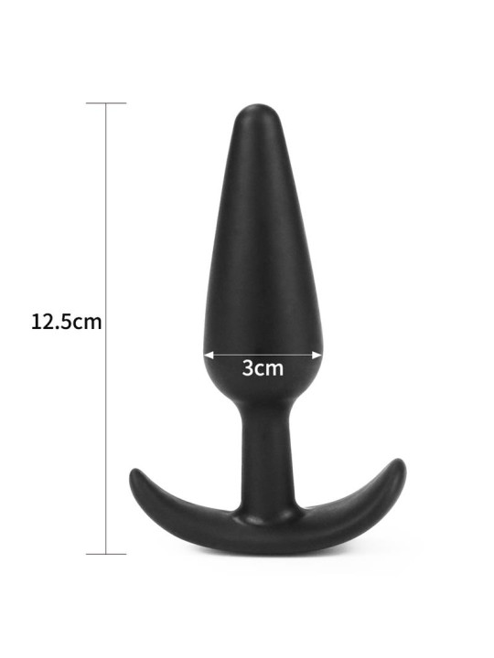 Plug Anal Lure Me Talla L Negro