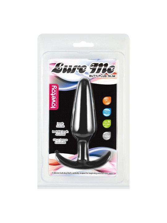 Plug Anal Lure Me Talla L Negro