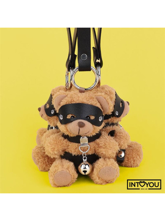 Bearly Llavero de Osito BDSM con Arnés