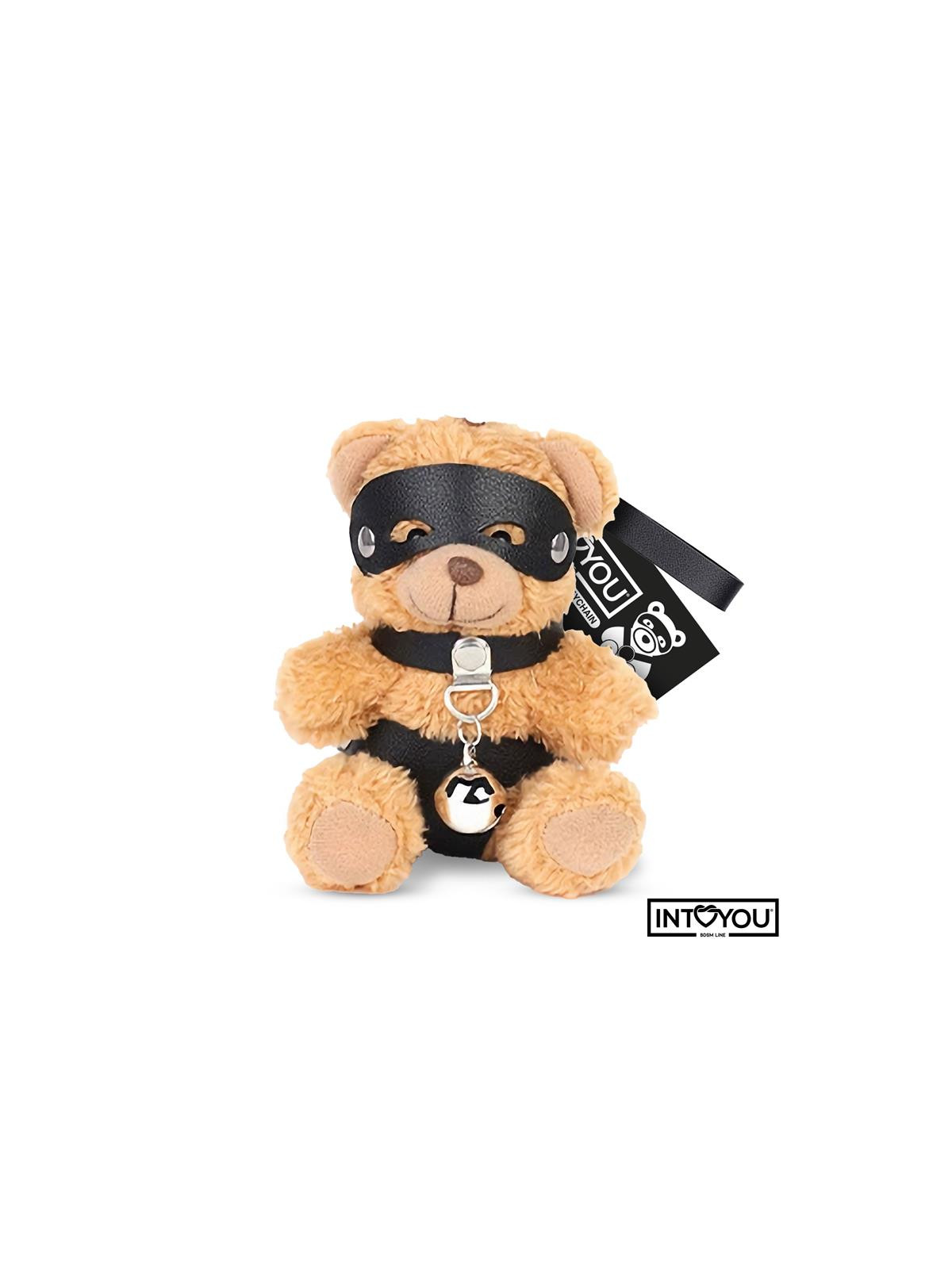 Mimi Llavero de Osito BDSM con Collar y Cascabel