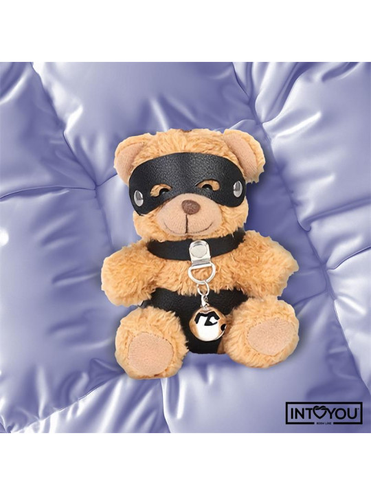 Mimi Llavero de Osito BDSM con Collar y Cascabel