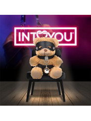 Mimi Llavero de Osito BDSM con Collar y Cascabel