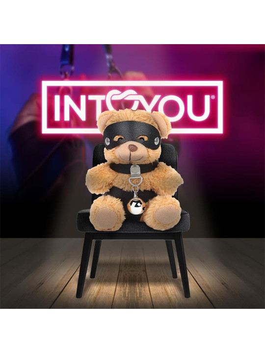 Mimi Llavero de Osito BDSM con Collar y Cascabel