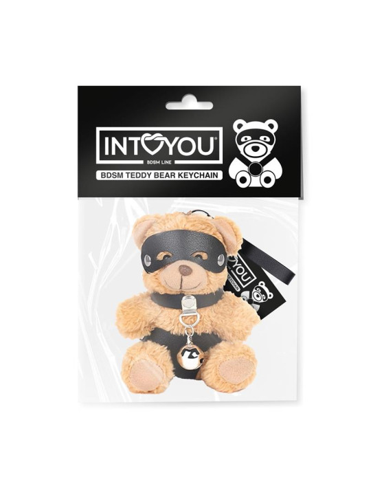 Mimi Llavero de Osito BDSM con Collar y Cascabel