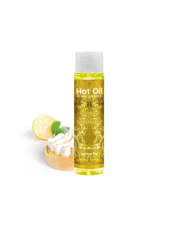 Hot Oil Aceite de Masaje Efecto Calor Tarta Limón 100 ml