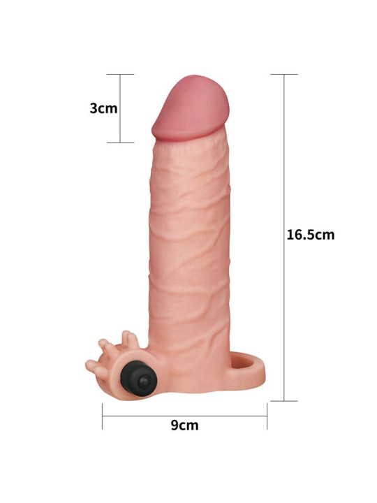 Funda para el Pene con Vibración Add 2 Pleasure X Tender Natural