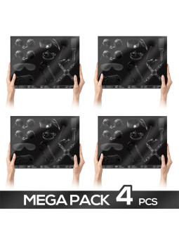 Pack de 4 Set Bondage 11 Piezas Negro