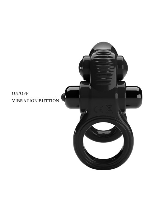 Passionate Anillo Doble para el Pene con Vibración