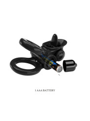 Passionate Anillo Doble para el Pene con Vibración