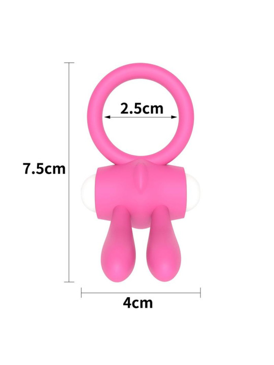 Anillo Vibrador Power Clit Rosa