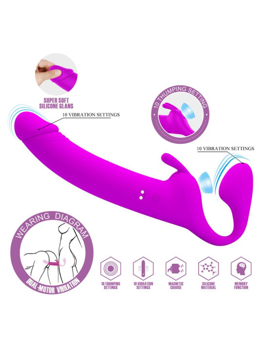Zanini Vibrador sin Arnés Silicona